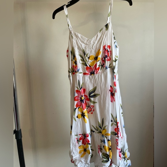 Old Navy Flower Print Dress Size Medium - Picture 1 of 5